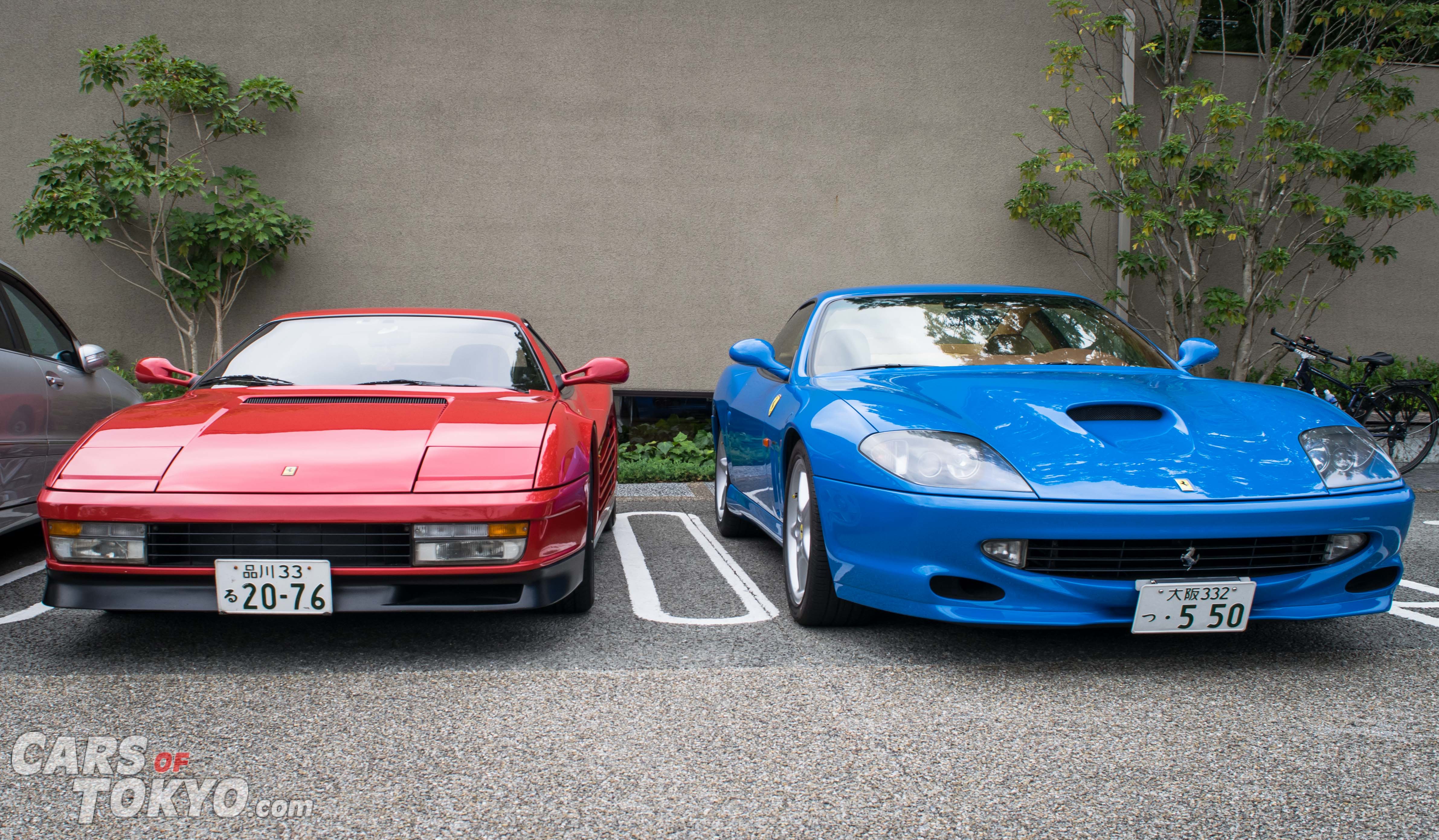 Cars of Tokyo Daikanyama Ferrari Testarossa & 550 Maranello