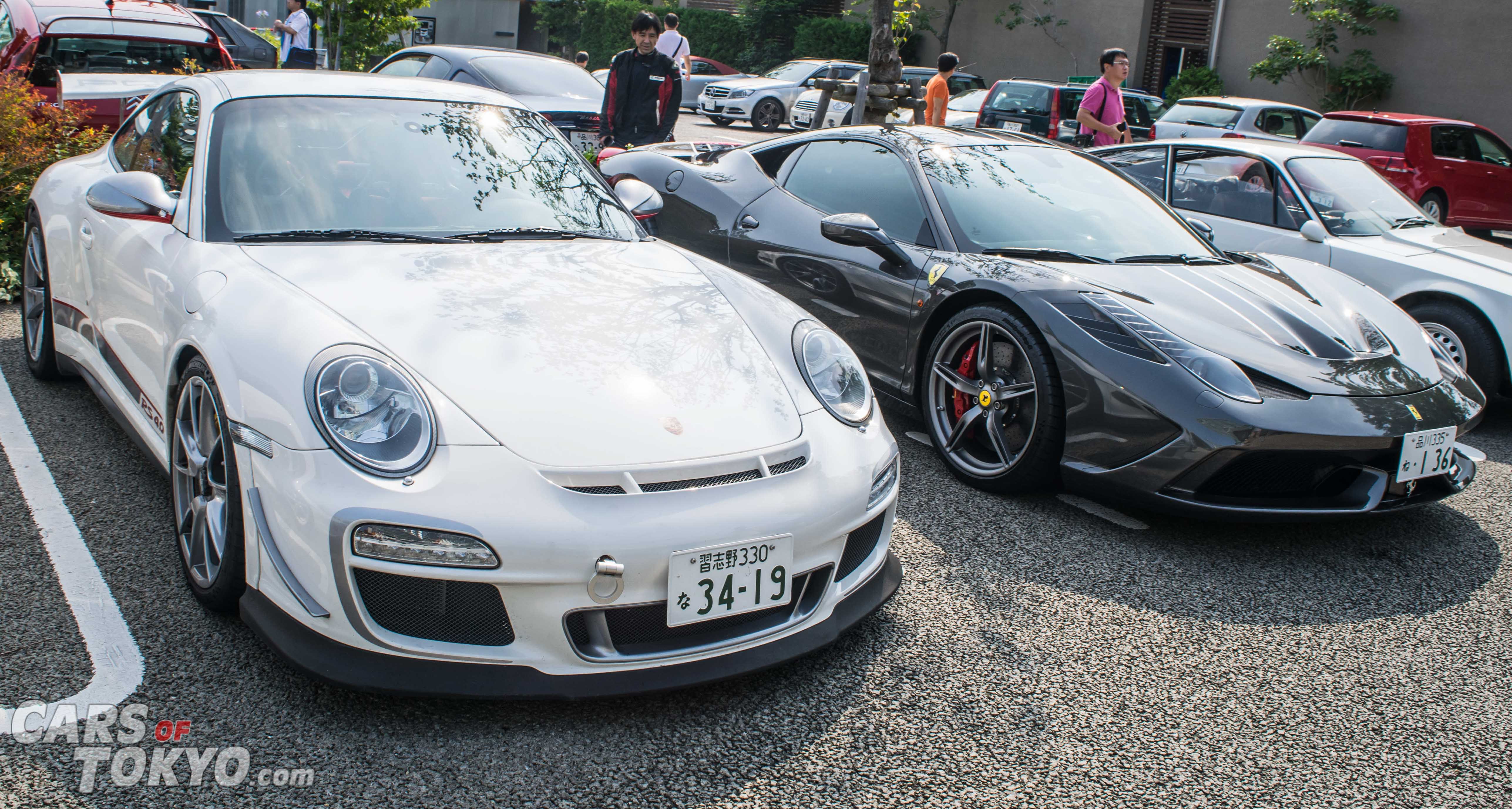 Cars of Tokyo Daikanyama Porsche 911 GT3 RS 4.0 & Ferrari 458 Speciale