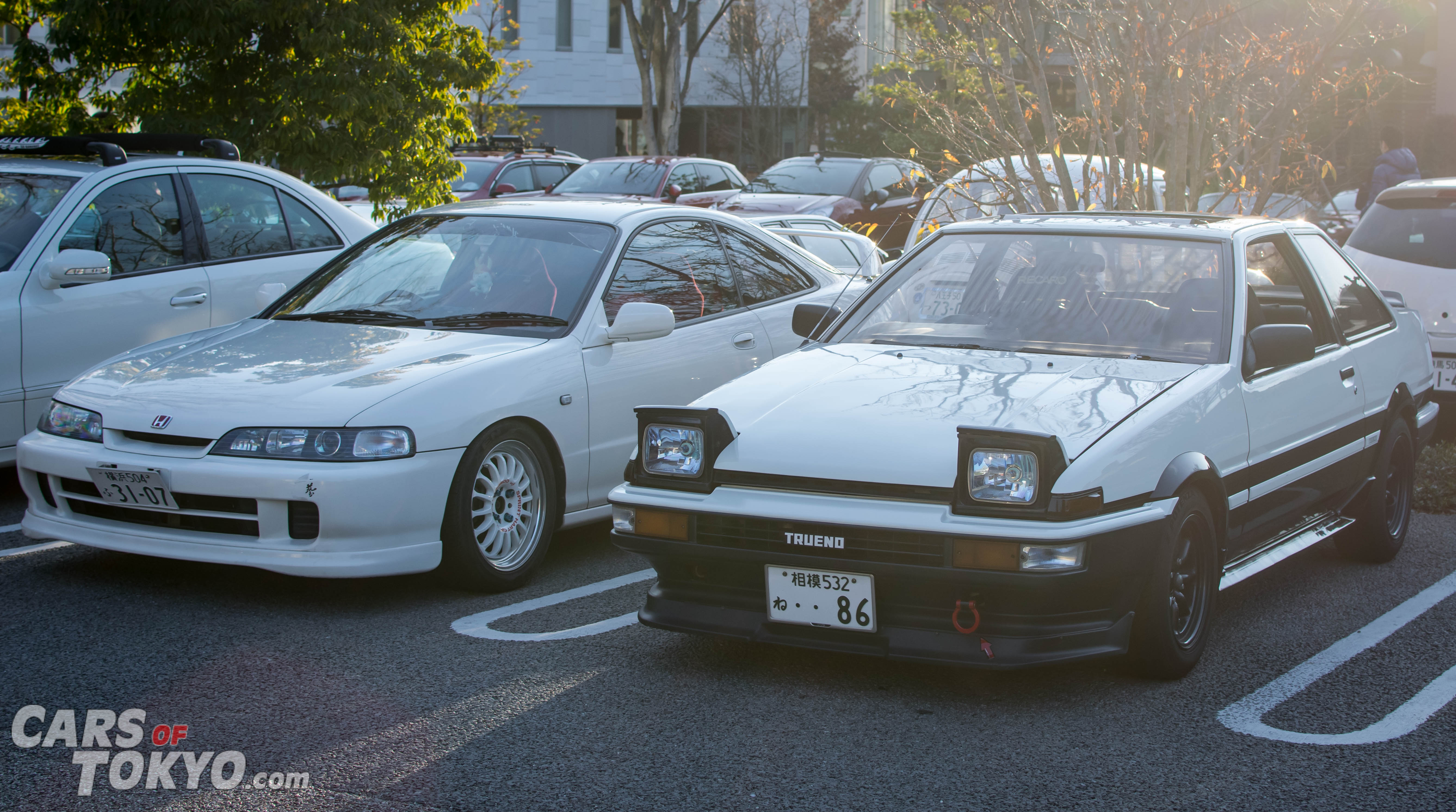 Cars of Tokyo Daikanyama Toyota Trueno & Honda Integra