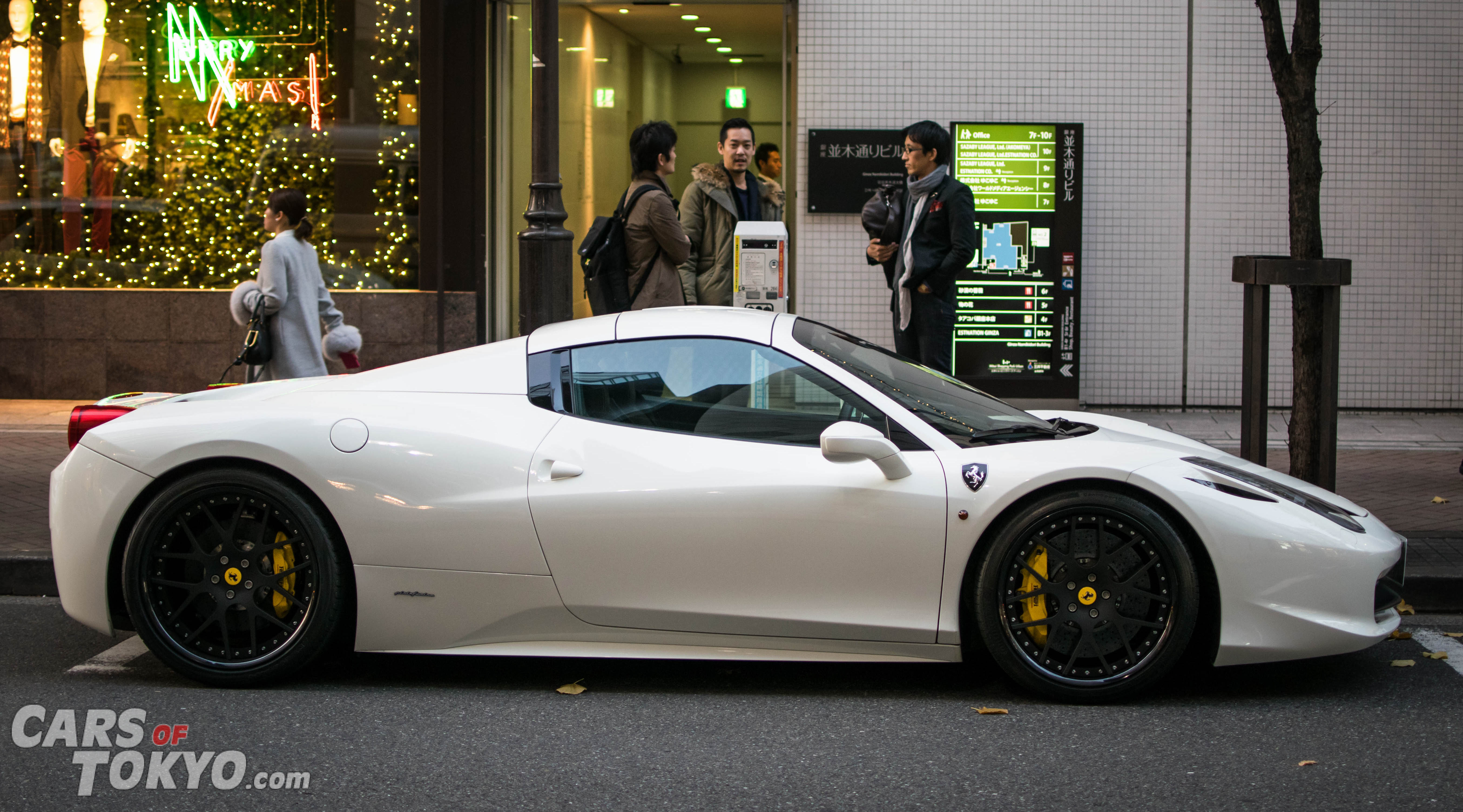 Cars of Tokyo Ginza Ferrari 458 Spider