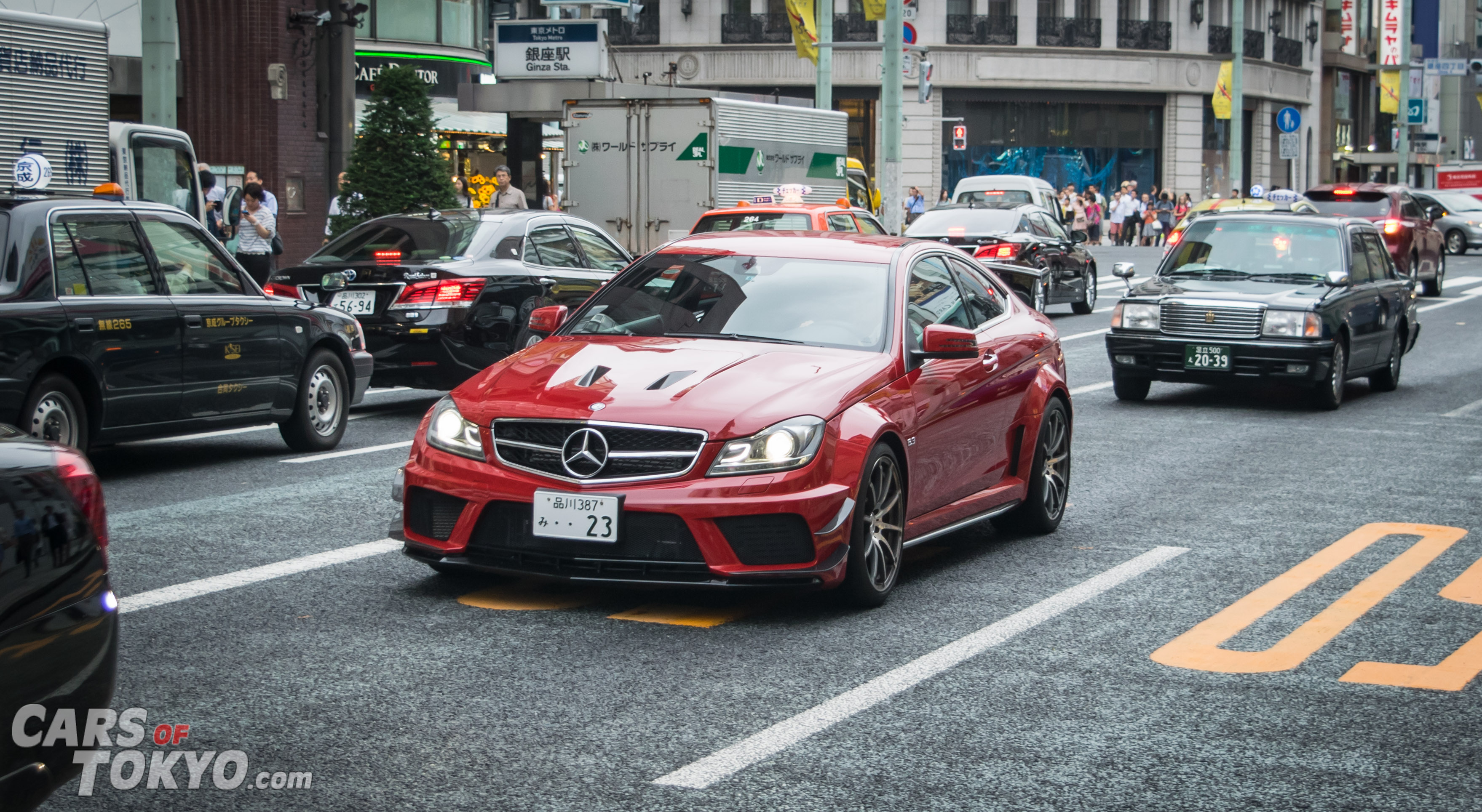 Cars of Tokyo Ginza Mercedes Benz C63 AMG Black Series