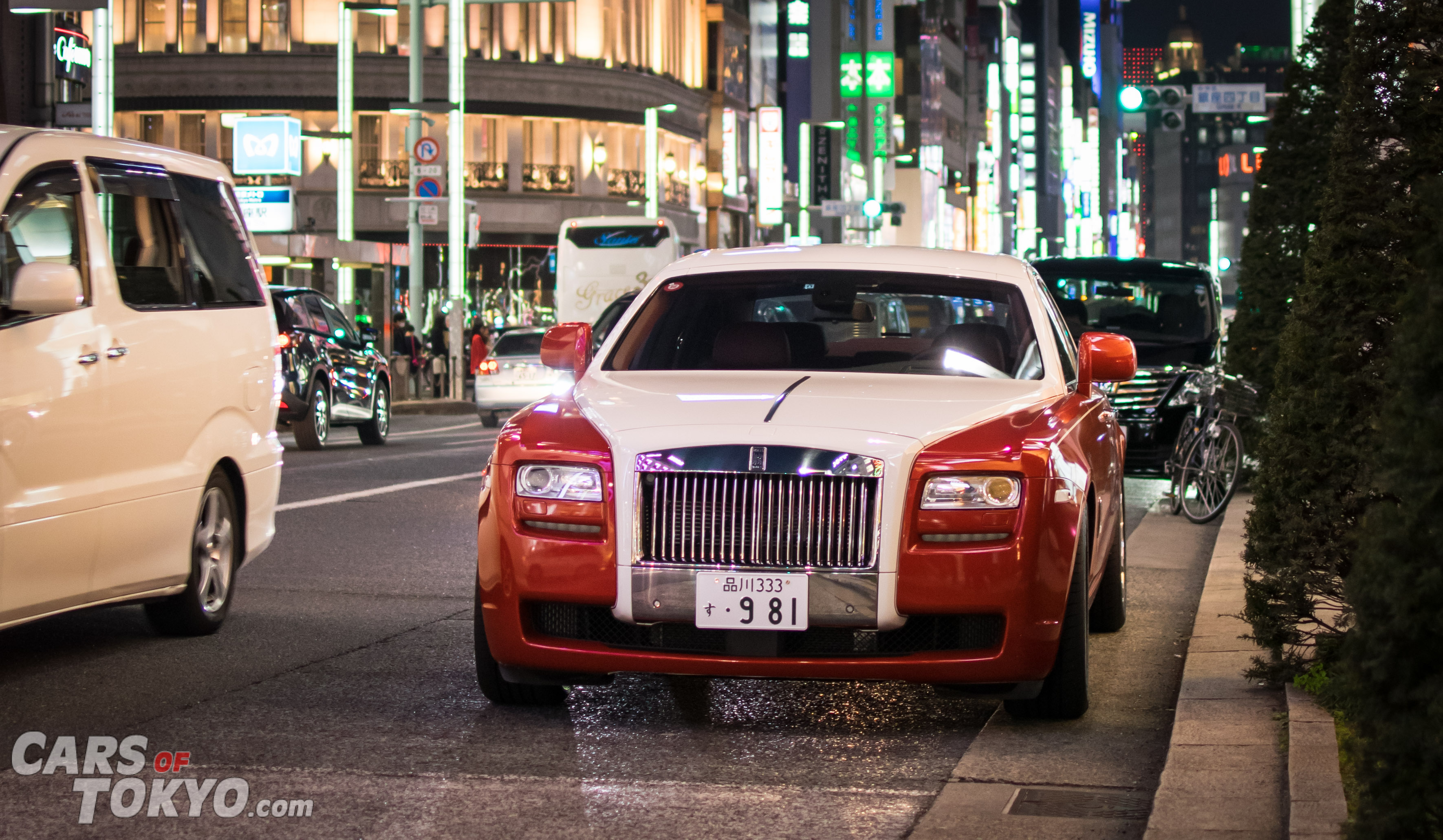 Cars of Tokyo Ginza Rolls Royce Ghost