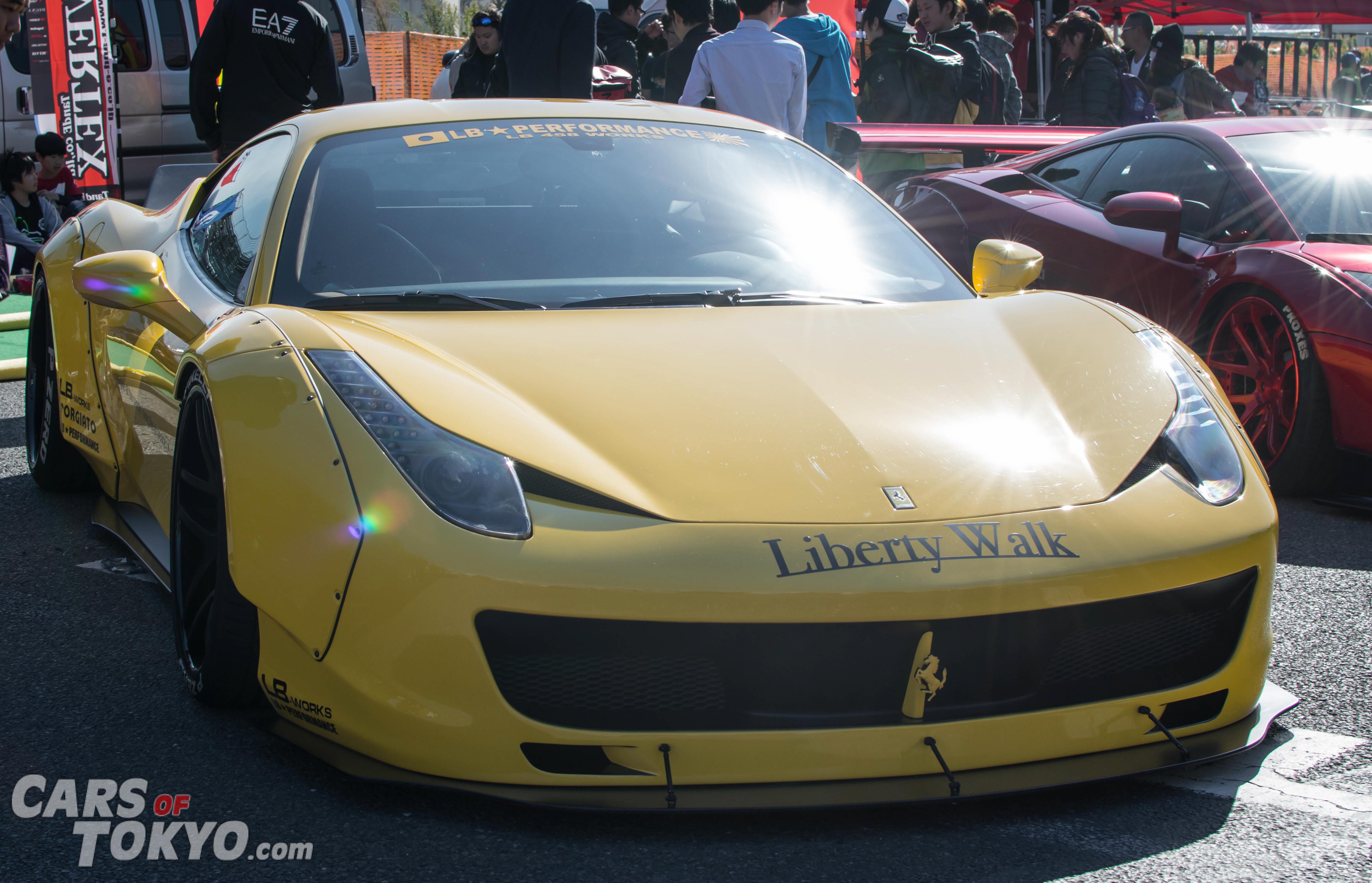 Cars of Tokyo Liberty Walk Ferrari 458 Yellow