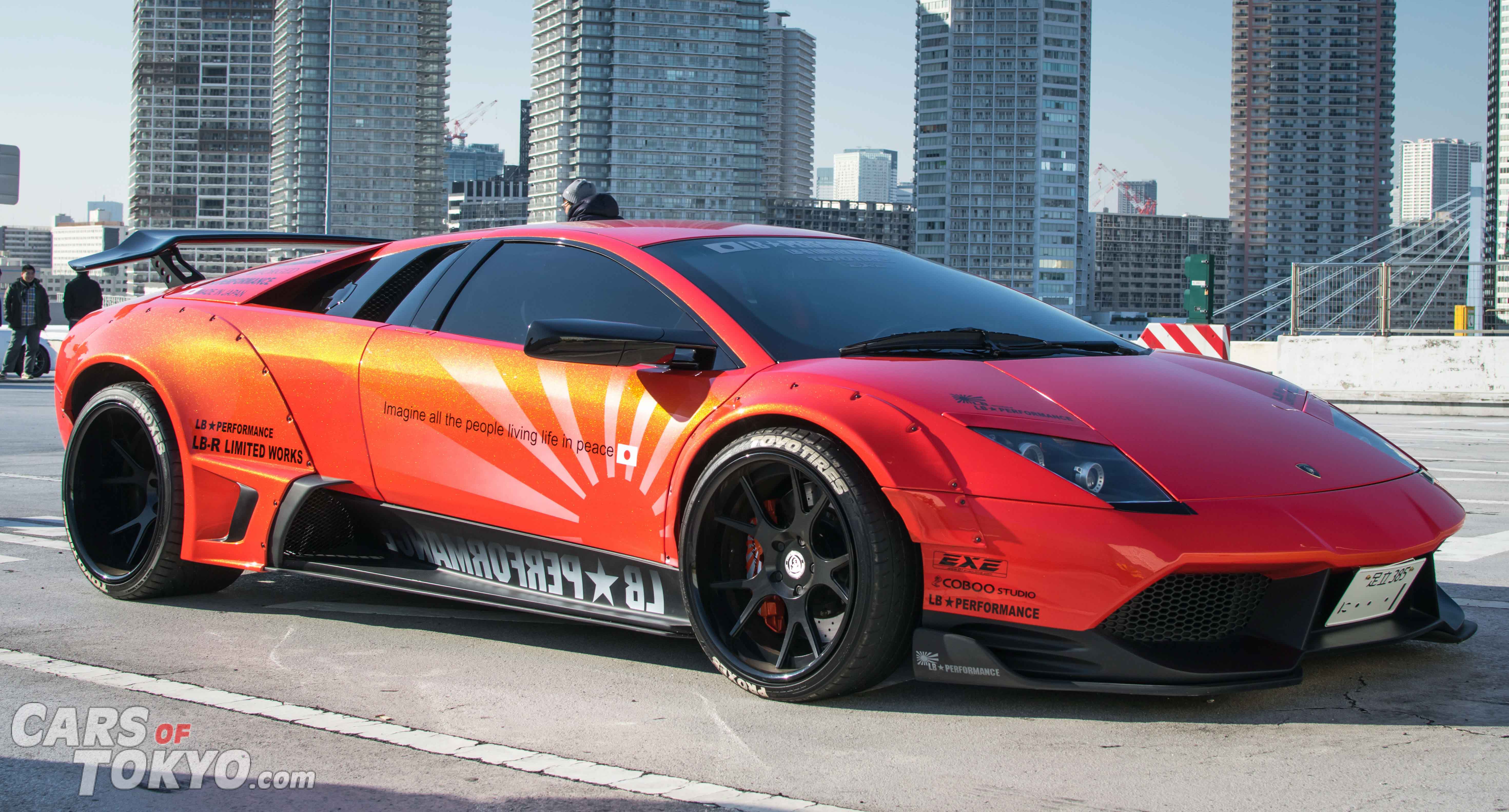 Cars of Tokyo Liberty Walk Lamborghini Murcielago Orange