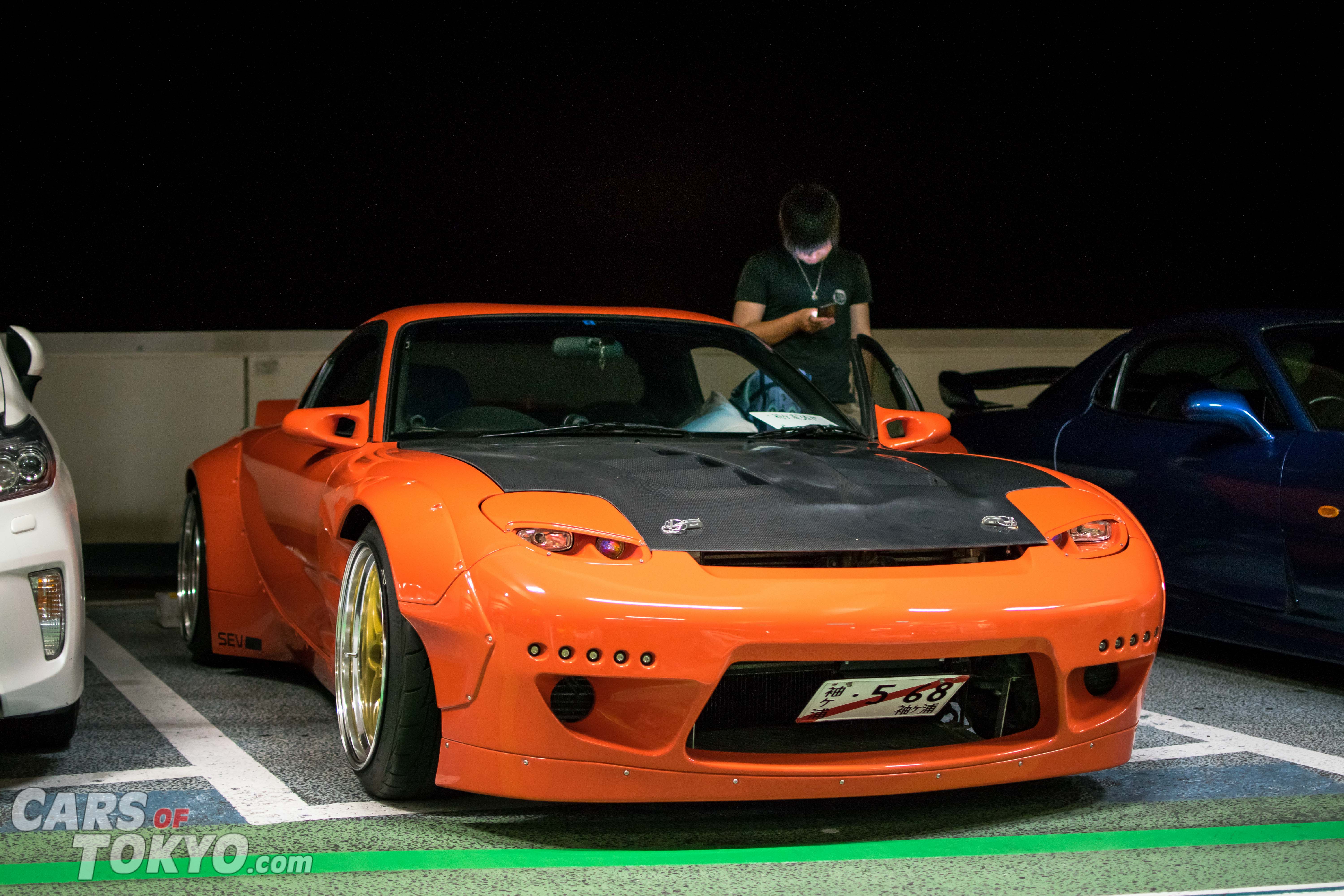 Cars of Tokyo Mazda RX7 Orange