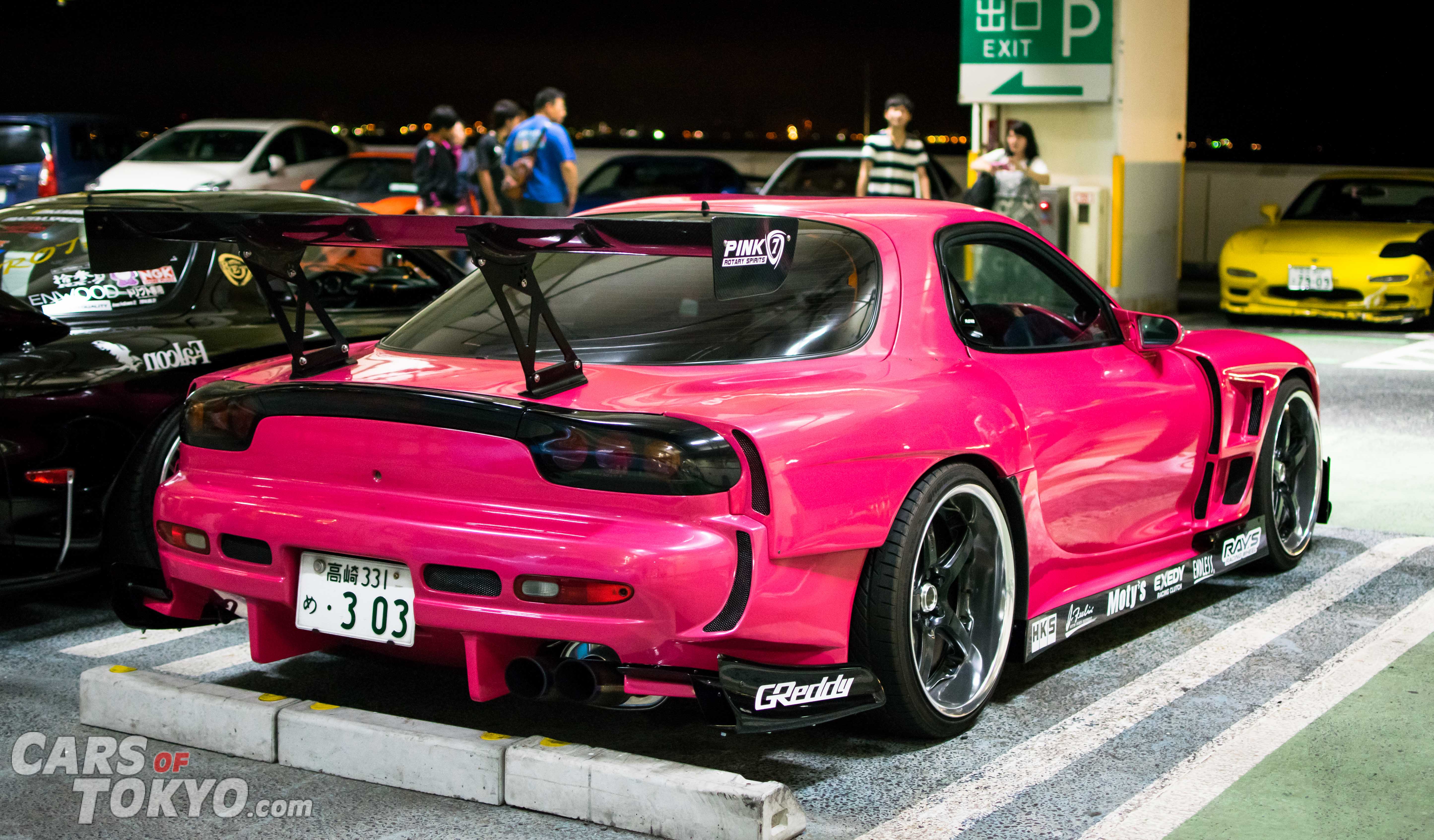 Cars of Tokyo Mazda RX7 Pink