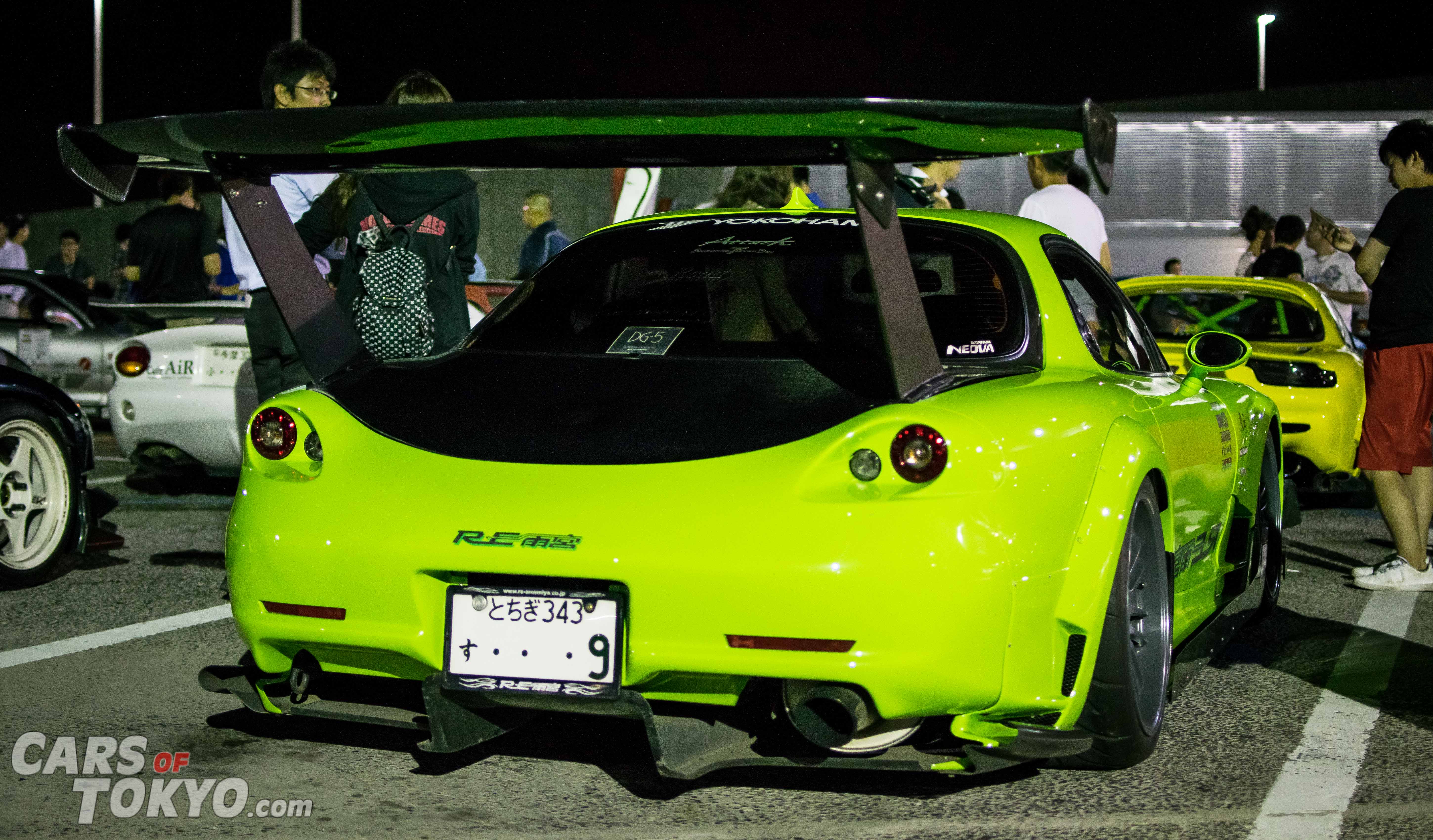 Cars of Tokyo Mazda RX7 Wing 