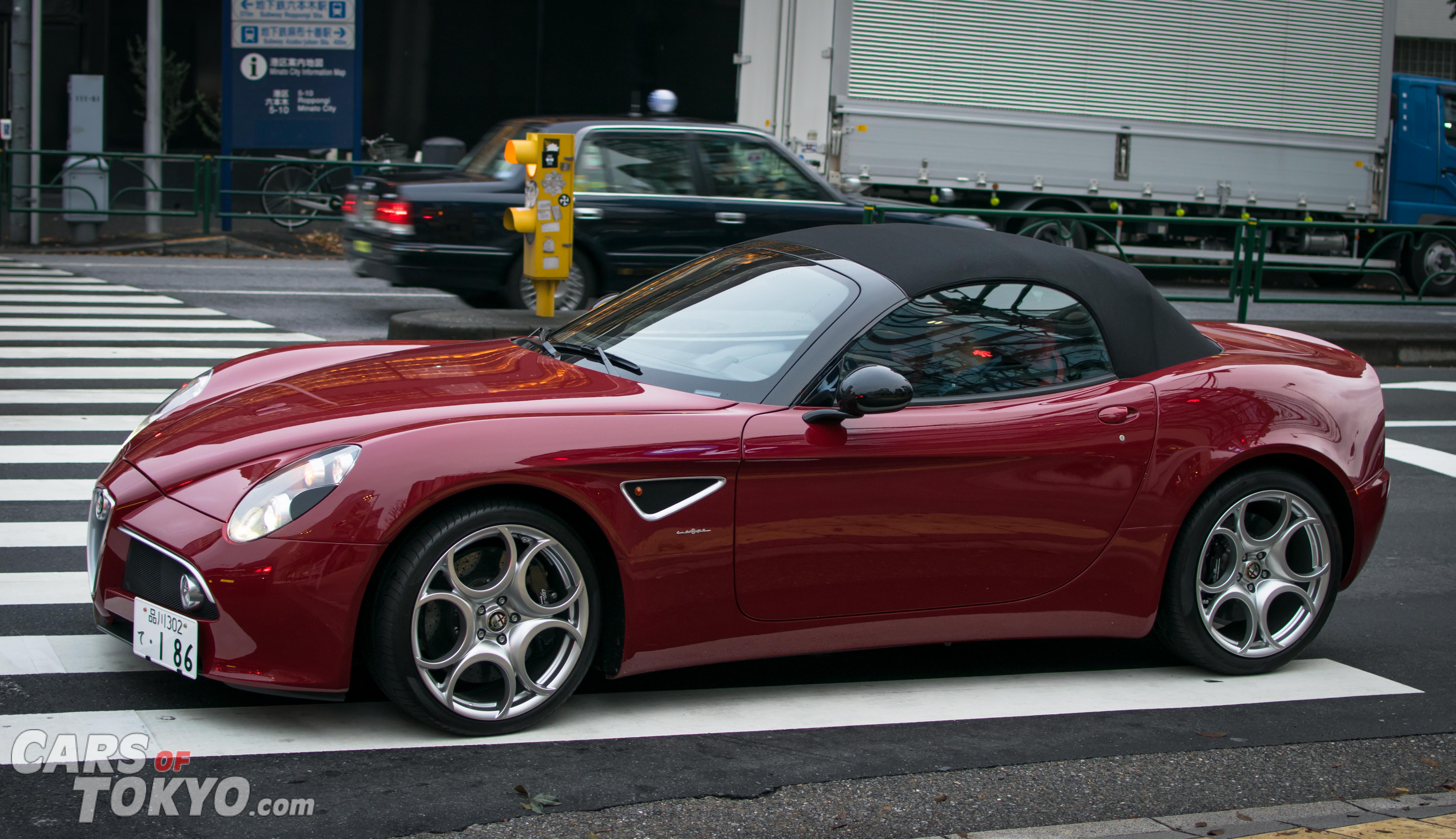 Cars of Tokyo Roppongi Alfa Romeo 8C Spider