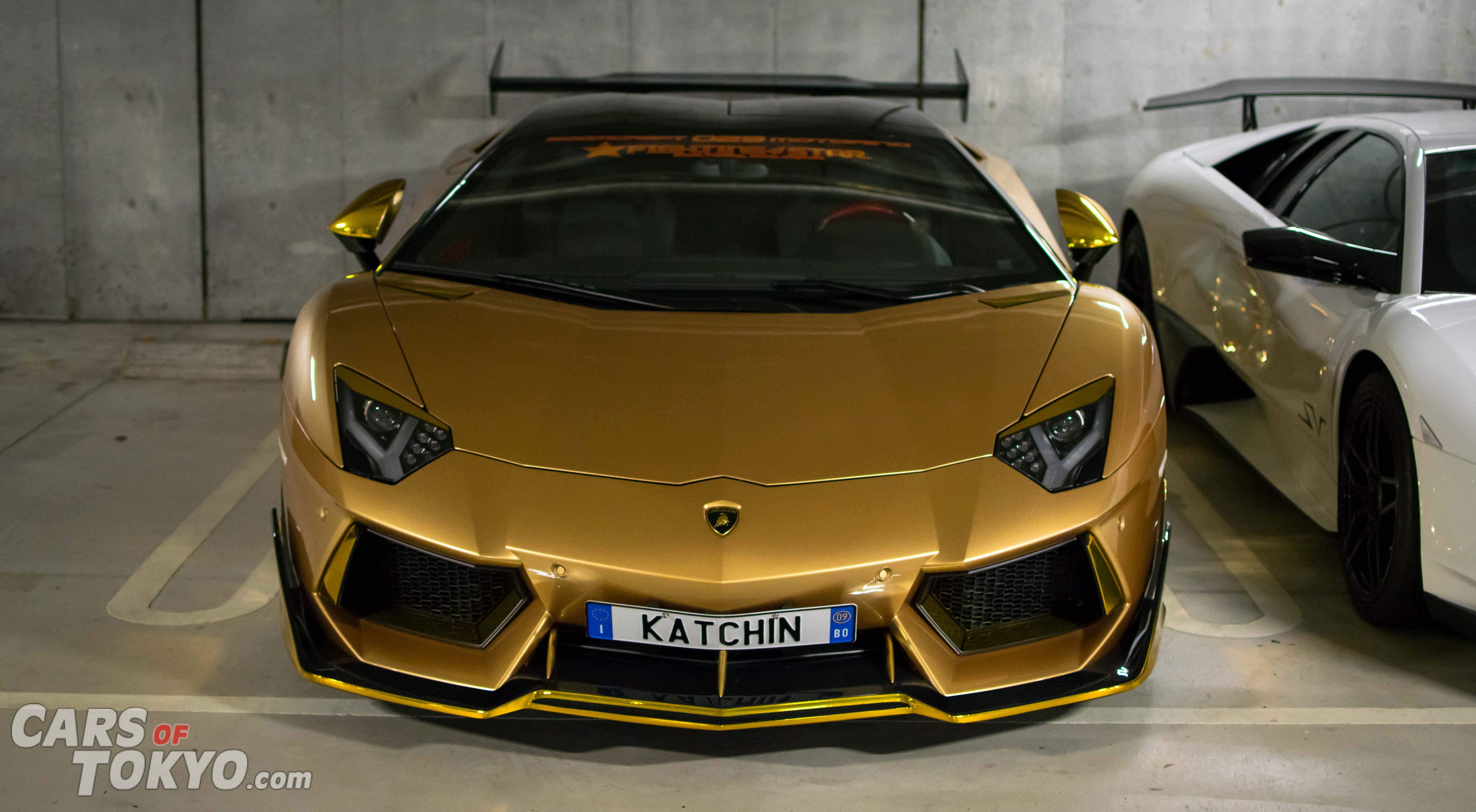 Cars of Tokyo Underground Lamborghini Aventador Gold