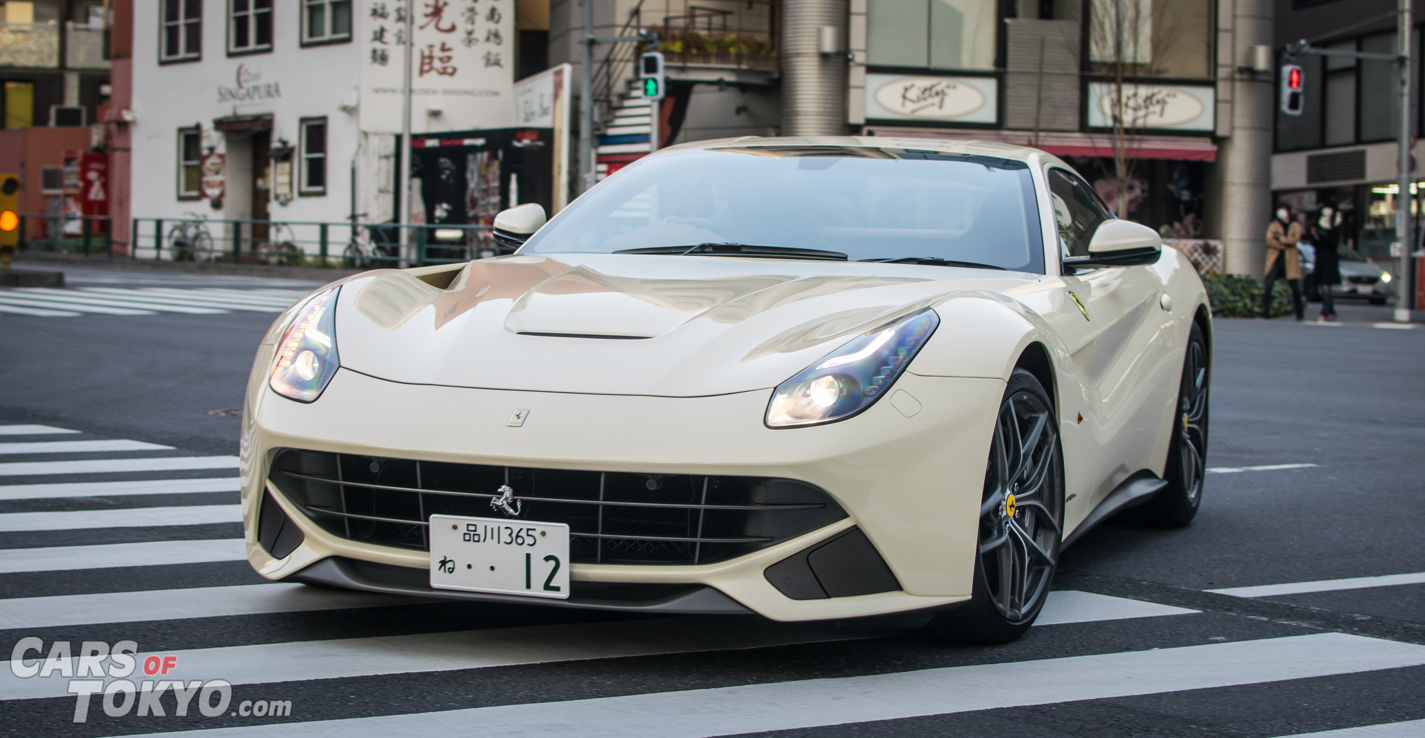 Cars of Tokyo Unusual Spec Ferrari F12 Cream